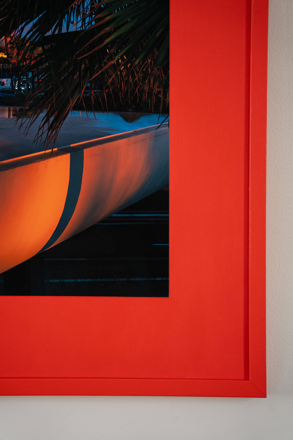 Detail photograph of large-scale wall art ‘Sunrise Spectrum’ by Noëlle Nijhuis for NOË NÍ, expressive fine art photography combining colour, light and landscape into a vibrant statement piece. Shop yours now