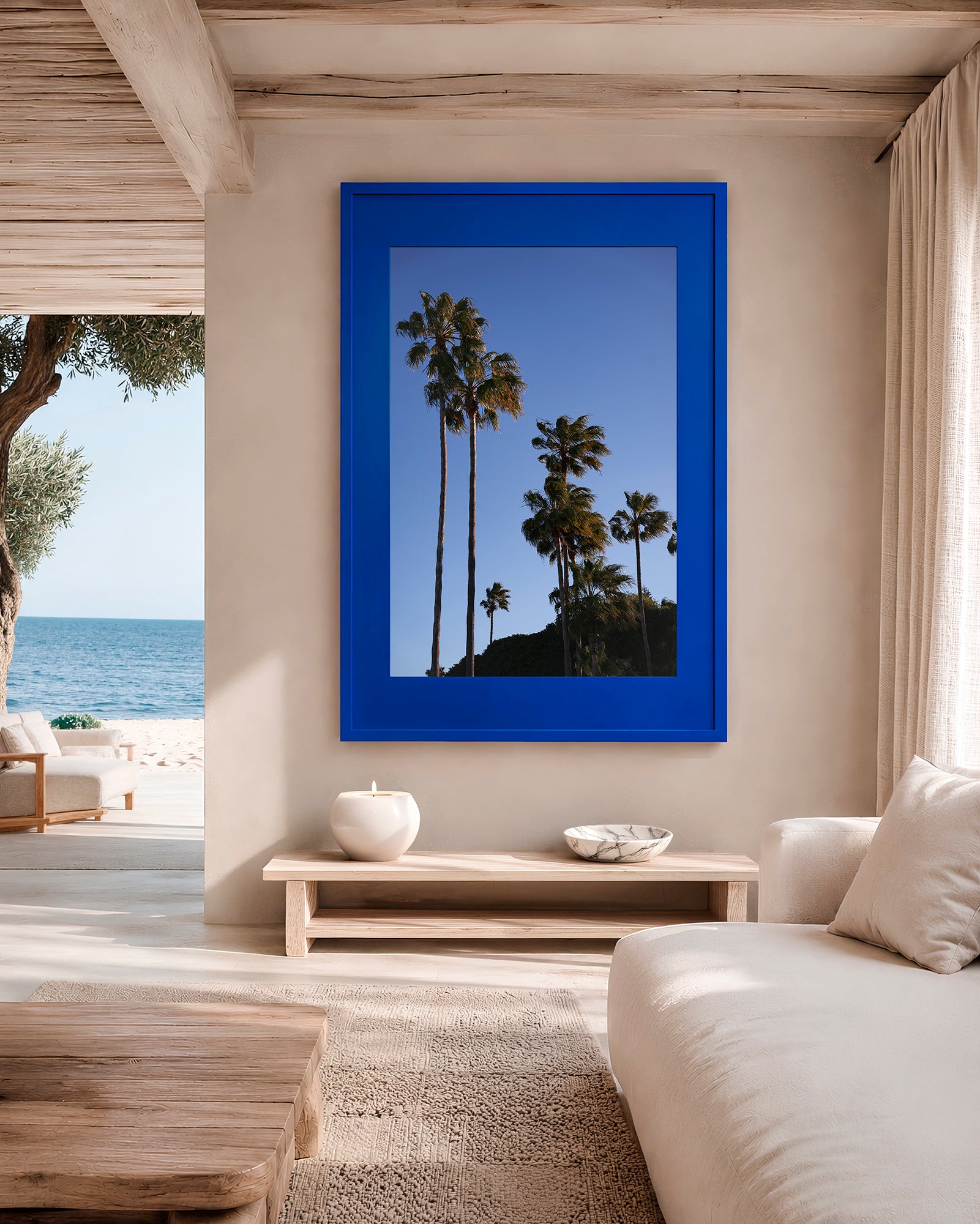 Paseo Palms | Luxury Framed Fine Art Print