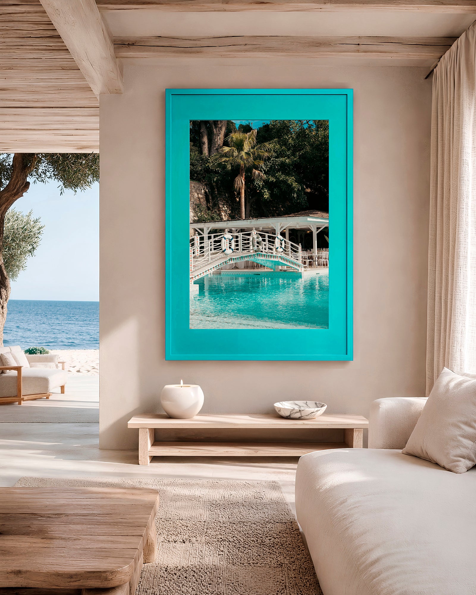 Turquoise | Luxury Framed Fine Art Print