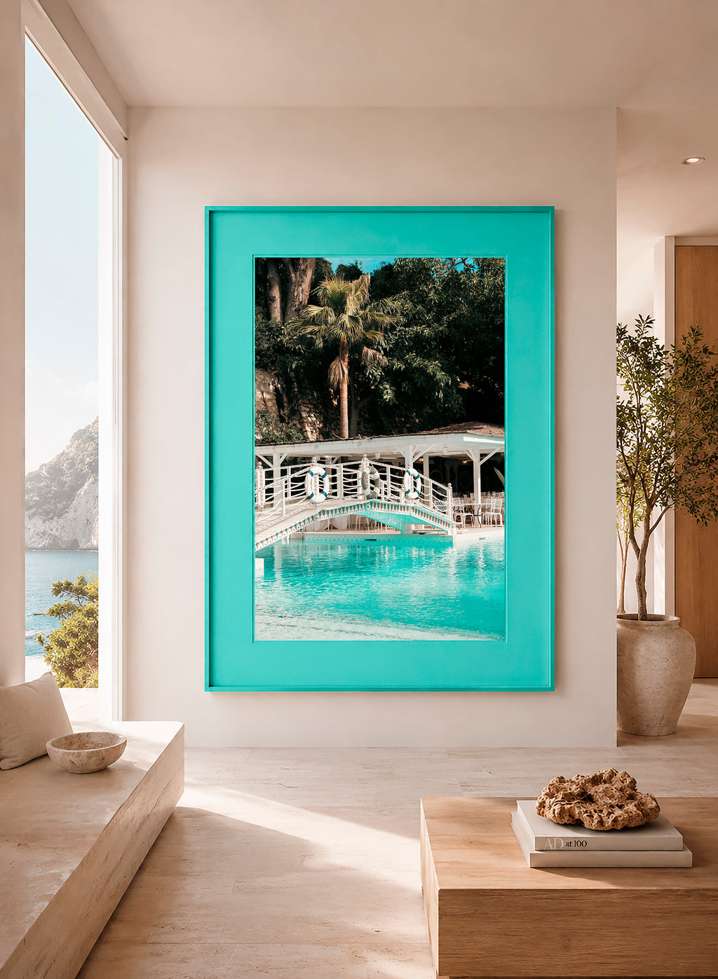 Turquoise | Luxury Framed Fine Art Print