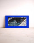 Waves of Shimmer - luxury framed fine art print by Noëlle Nijhuis for NOË NÍ, capturing sparkling water and a moment of movement, creating a joyful and vibrant interior statement. Shop yours now